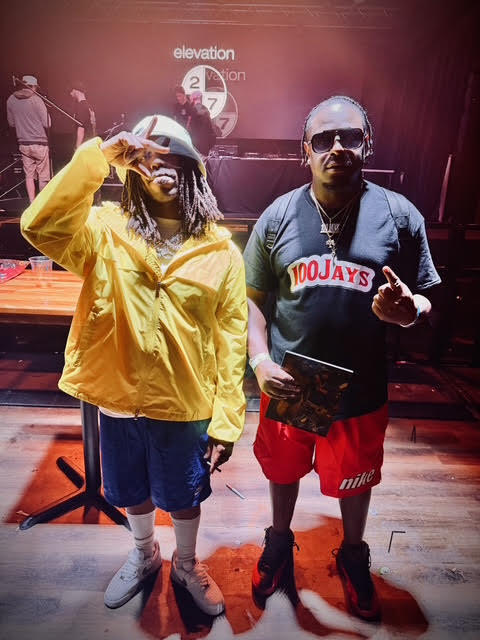 Chuck Black and Currensy at Elevation 27 in Virginia Beach, Virginia Suffolk, Virginia rapper Chuck Black with Currensy